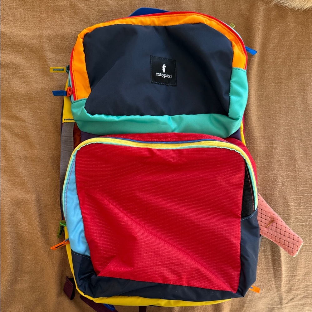 Cotopaxi Multicolor Backpack - Red, Blue, Yellow